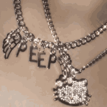 Peep Necklace GIF