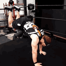 Hand Stand Sheamus GIF - Hand Stand Sheamus Celtic Warrior Workouts GIFs