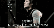 Synyster Gates Sunday Syn Gates GIF