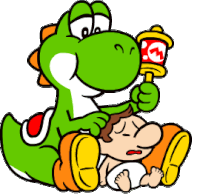 Super Mario Baby Mario Sticker