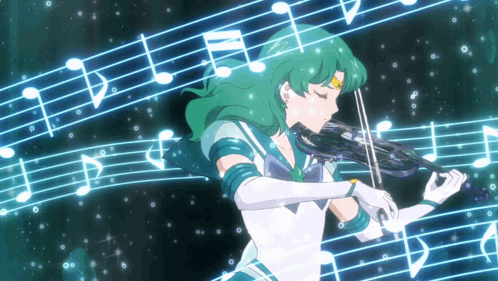 Eternal Sailor Neptune GIF - Eternal Sailor neptune Violin - Discover ...