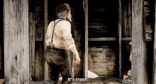 Rdr2 Uncle GIF - Rdr2 Uncle Its Trash GIFs