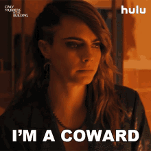 im a coward alice cara delevingne only murders in the building im not a brave person