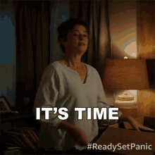 Its Time Dont You Think Panic GIF - Its Time Dont You Think Panic Its About Time GIFs