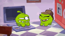 Laughing Om Nom GIF - Laughing Om Nom Om Nom And Cut The Rope GIFs