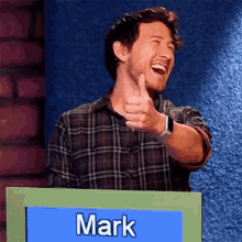 mark markiplier laugh laughing thumbs up