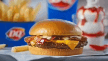 dairy queen bacon queso cheeseburger dq bacon cheeseburger fast food