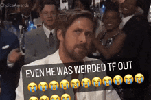 Ryan Gosling Even She Was Weirded Tf Out GIF - Ryan Gosling Ryan Even She Was Weirded Tf Out GIFs