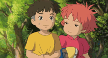悲しい　かなしい　ジブリ　ポニョ GIF - Ghibli Ponyo Crying GIFs