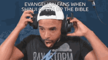 Evangelion Opens The Bible GIF