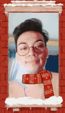 Mario Hoang Snapchat GIF - Mario Hoang Snapchat Giáng Sinh GIFs