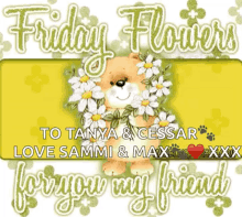 Friday Happy Friday GIF - Friday Happy Friday Friday Flowers GIFs