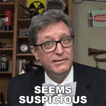Seems Suspicious The History Guy GIF - Seems Suspicious The History Guy Doubtful GIFs
