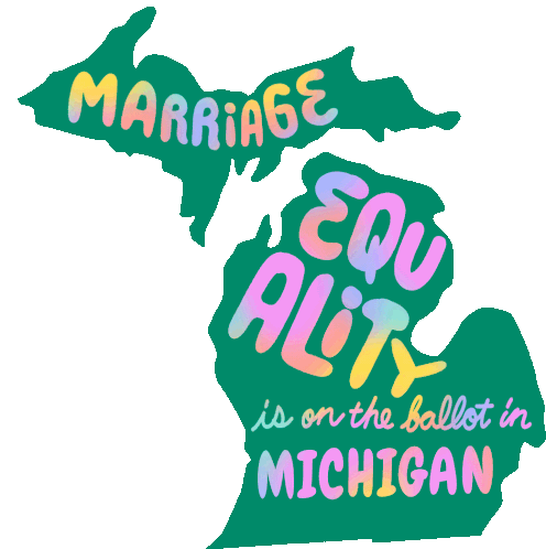 Michigan Election On The Ballot Sticker - Michigan Election On The Ballot Marriage Stickers