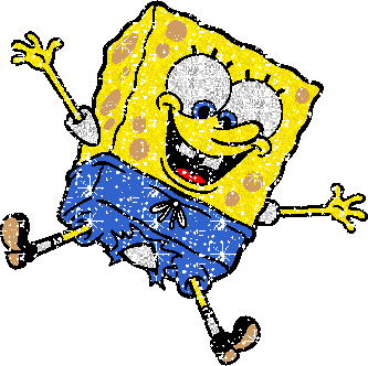 Sponge Bob Rip My Pants Sticker - Sponge Bob Rip My Pants Sparkle Stickers