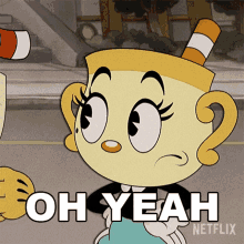 Oh Yeah Chalice GIF - Oh Yeah Chalice Cuphead Show GIFs