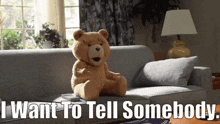 Ted Tv Show I Want To Tell Somebody GIF - Ted Tv Show I Want To Tell Somebody I Wanna Tell Someone GIFs