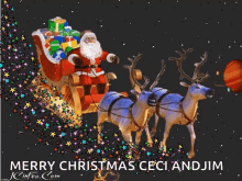 Happy Merry Christmas GIF - Happy Merry Christmas Santa Claus GIFs
