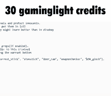 Gaming Light Gaming Light Credits GIF - Gaming Light Gaming Light Credits Gl GIFs