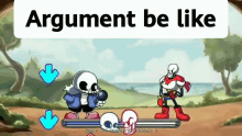 Argument Be Like Arguing GIF - Argument Be Like Arguing Game Interface GIFs