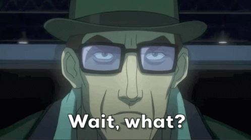 Riddler Wait What GIF - Riddler Wait What Shocked - Discover & Share GIFs