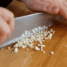 Chopping Garlic Maangchi GIF - Chopping Garlic Maangchi Mince The Garlic GIFs