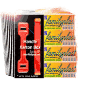 Handle Handle Karton Box Sticker - Handle Handle Karton Box Kemasan Stickers