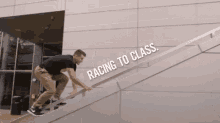 Racing To Class First Day Of College GIF - Racing To Class First Day Of College GIFs