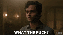 a man says " what the fuck " in a netflix ad