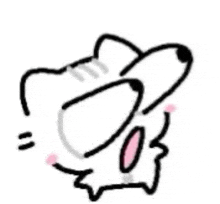 a black and white drawing of a cat wearing a hat .