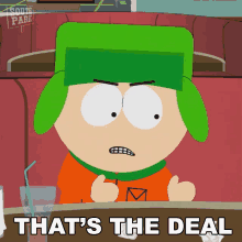 Thats The Deal Kyle GIF - Thats The Deal Kyle South Park GIFs