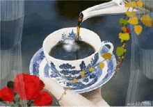 Butterfly Tea GIF - Butterfly Tea Coffee GIFs