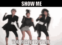 cover girls show me you really love me freestyle 80s music