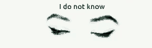 I Do Not Know Female Eyes GIF - I Do Not Know Female Eyes Clip Art GIFs