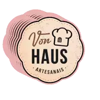 a logo for von haus artesanais with a chef hat on it
