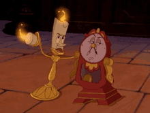 How Rude I Will GIF - How Rude I Will Cogsworth GIFs
