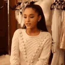 Ariana Grande Sweater GIF - Ariana Grande Sweater GIFs