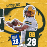 Green Bay Packers (28) Vs. Dallas Cowboys (28) Fourth Quarter GIF - Nfl National Football League Football League GIFs