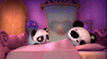 Crystal Panda Panda GIF - Crystal Panda Panda Laying In Bed GIFs