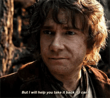 the hobbit bilbo baggins but i will help you take it back