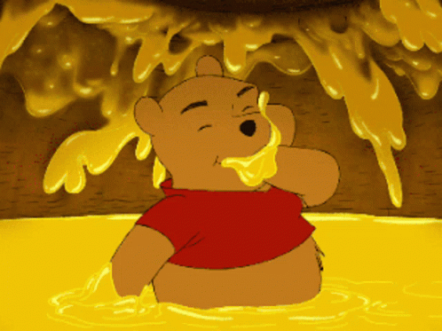 Bath Honey GIF - Bath Honey Winnie The Pooh GIFs