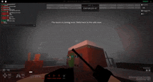a screenshot of a video game with a few lines of text on the bottom