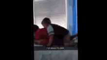 Baby Cousin Falls Off Bed! GIF - Baby Fall Hurt GIFs