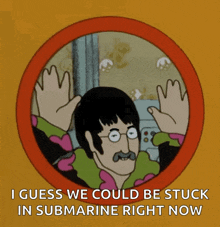 John Lennon Yellow Submarine GIF - John Lennon Yellow Submarine Eyebrows GIFs