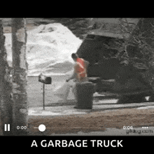 Waste Of Time Garbage Truck GIF