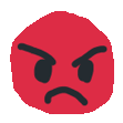 Angry Angry Face Sticker - Angry Angry Face Emoji Stickers