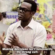 The Good Place Indecisive GIF - The Good Place Indecisive Decisions GIFs