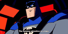Batman The Brave And The Bold GIF - Batman The Brave And The Bold The Hammer Of Justice Is Unisex GIFs