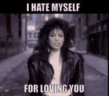 I Hate Myself For Loving You Joan Jett GIF - I Hate Myself For Loving You Joan Jett The Blackhearts GIFs