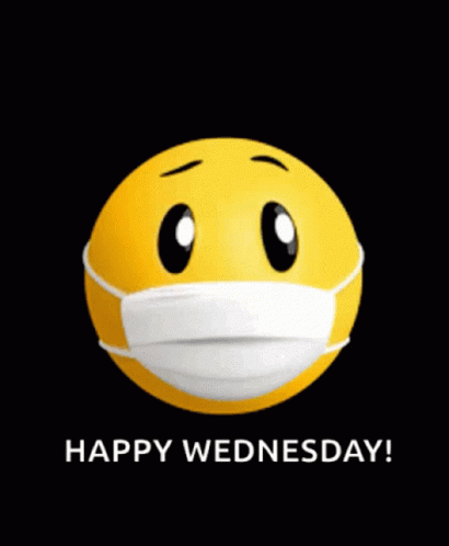 Happy Wednesday Face Mask GIF - Happy Wednesday Face Mask Emoji ...